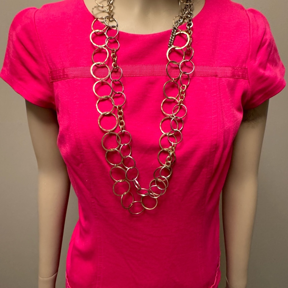 Boden Bright Pink Cotton Dress